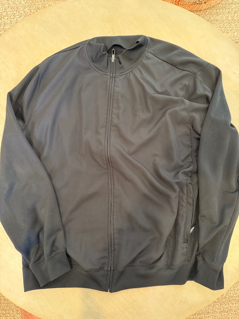 Oakley Black Full-Zip Bomber Jacket
